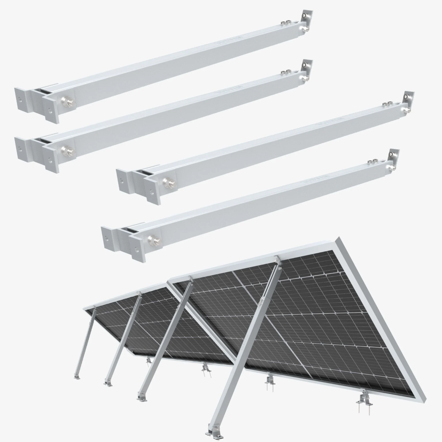 Nuasol Aufständerung für 2 Module
