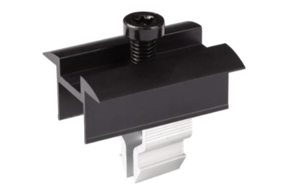 Modulmittelklemme Clip schwarz